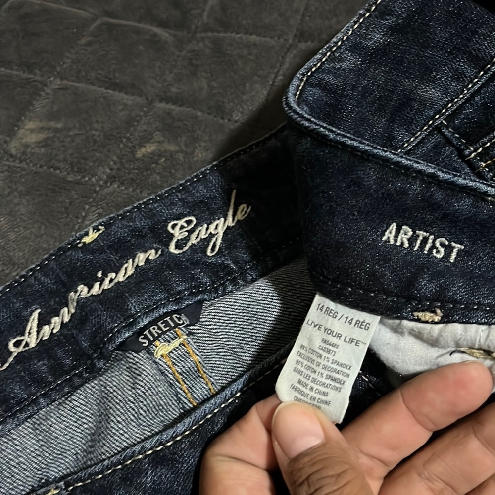 American Eagle 14 reg stretch artist jeans